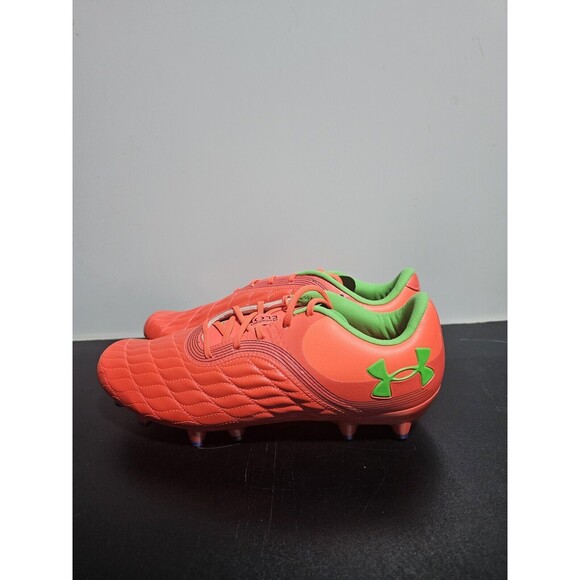 Under Armour Magnetico Pro 3 FG Women Soccer Cleats Size 9 Red/Green 3027497-600 - Picture 2 of 9
